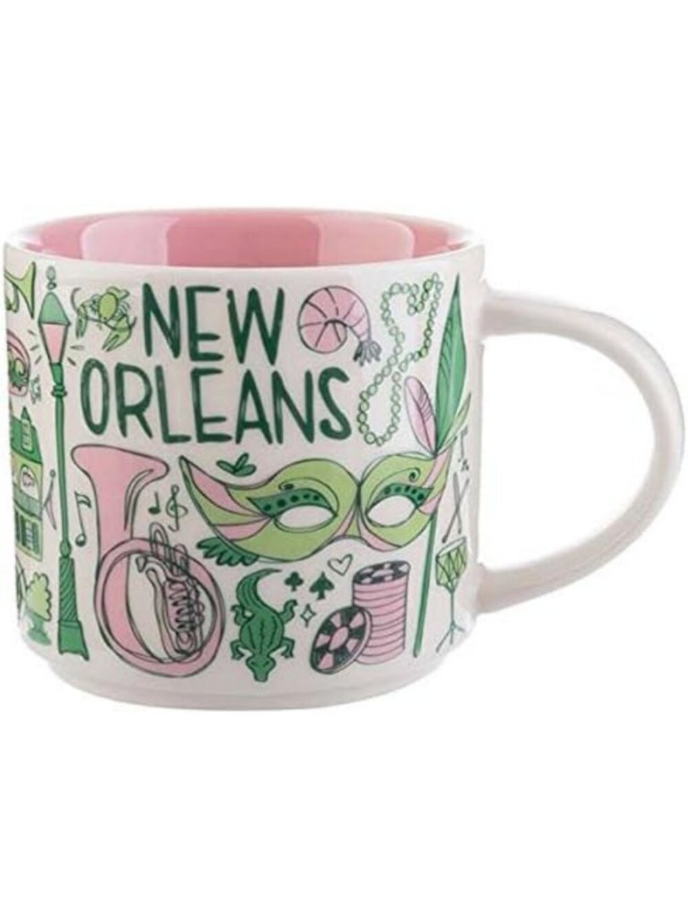 New Orleans Ceramic Coffee Mug - Been There Series, Unique Souvenir Cup